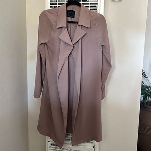 beige trench coat